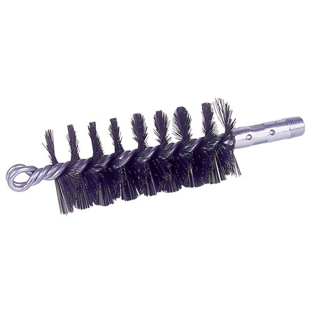 Weiler 1-3/4" Single Spiral Flue Brush .012 Steel Fill 44048